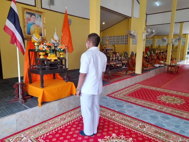พิธีสวดเจริญพระพุทธมนต์และเจริญจิตภาวนาเพื่อถวายพระพรชัย และปล่อยพันธุ์สัตว์น้ำ ถวายพระพรแด่สมเด็จ