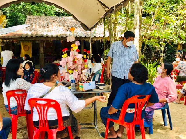 ทอดผ้าป่าสามัคคี ณ สำนักสงฆ์ถ้ำโพธิญาณ บ้านหวังหัวนอน ม.7